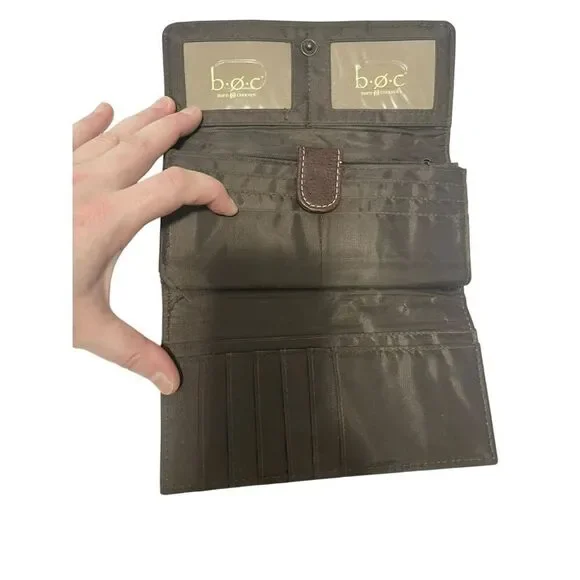 Born Concept Brown Wallet Good Condition - Picture 6 of 10